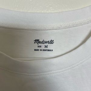 white madewell tshirt